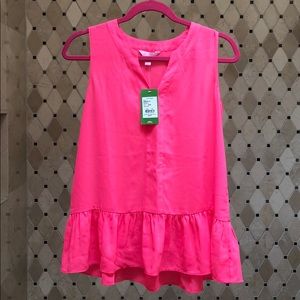 Lilly Pulitzer Gramercy Top in Cosmic Coral